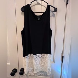 Black and White Alfani dress size XL